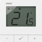 Room thermostat E25, White, 230V, ZigBee, ENGO