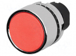 Switch: push-button | 22mm | Stabl.pos: 1 | red | none | IP65 | flat | 46