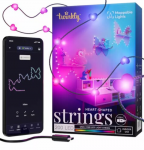 Twinkly Candies Hearts Smart LED Lamp String 12m USB-C