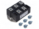 Bridge rectifier: half-controlled | Urmax: 1.4kV | If: 110A | module