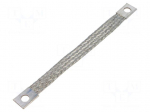 Braids | earthing tape | 10mm2 | &Oslash;1: 9mm | &Oslash;2: 9mm | 90A | L: 0.18m