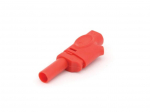 IEC1010 BANANA PLUG 4mm STACKABLE - RED