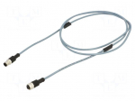 Cable: for sensors/automation | PIN: 4 | 2m | plug | 250VAC | 4A | 763 | PVC