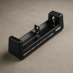 Single‑slot smart battery charger XTAR MC1 with micro‑USB input for 1 cell Li‑ion/IMR/ICR