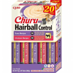 INABA Churu Hairball control Tuna and chicken recipe - cat treats - 20x14g