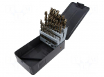 Drill set | for metal | high speed steel cobalt HSS-Co | 25pcs.