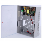 PD5A ~ 5A 12V DC UPS baro&scaron;anas bloks ar vietu akumulatoram līdz 17A/h