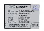 2000mAh for Archos 50b Oxygen,50 Platinium,50B Sauerstoff,50 Neon,50 Neon 4G