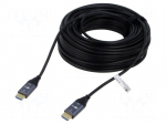 Cable | HDMI plug,both sides | PVC | HDMI 2.1,optical | Len: 30m | grey