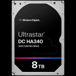 HDD Server WD Ultrastar DC HA340 8TB 512e SE, 3.5&rsquo;&rsquo;, 256MB, 7200 RPM, SATA, SKU: 0B47078