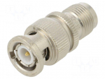 Adapter | socket | BNC plug | straight | PTFE