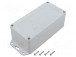 Enclosure: multipurpose | X: 80mm | Y: 160mm | Z: 60mm | ZP | light grey