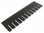 Divider | ESD | L: 350mm | H: 100mm | Thk: 1.8mm | Features: conductive