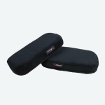 Arozzi Memory Foam Armrest Pads | 270x135x40 mm | Black