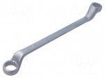 Wrench: ring | double-sided,bent | 22mm,24mm | L: 307mm | tool steel