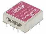Converter: DC/DC | 20W | Uin: 18&divide;75V | Uout: 12VDC | Uout2: -12VDC | 1"x1"