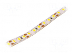 LED tape | white warm | 2835 | 12V | LED/m: 120 | W: 8mm | 120&deg; | IP20 | 6W/m