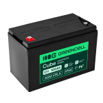 Greencell AGM VRLA 12V 100Ah maintenance-free battery for UPS, scales, camper (332x175x220mm)
