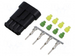 Connector: wire-wire | plug | male | Automotive | Superseal 1.5 | 24VDC
