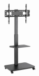Gembird TVS-75S-02 TV floor stand with caster wheels, 37" - 75", black