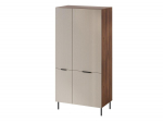 Cama 5 ALMERA wardrobe 90x52x185 walnut/cashmere