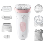 Epilator Braun  | Epilator | Silk-&eacute;pil Series 7 7-060 | Operating time (max) 40 min | Number of power levels 1 | Wet & Dry | White/Pink
