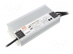 Power supply: switched-mode | LED | 480W | 24VDC | 20.4&divide;25.2VDC | IP65