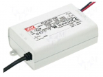 Power supply: switched-mode | LED | 25.2W | 24&divide;36VDC | 700mA | IP30