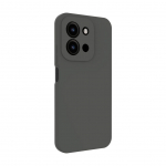 Back panel cover Evelatus Xiaomi Redmi 15C 4G/5G Premium Magnetic Soft Touch Silicone Case Dark Grey