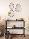 Mirrors&More Viola spogulis set 3-pack melns 2910102 4251820314877