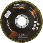 KRAFTDELE t&ouml;&ouml;riistatarvikud // Kettad elektrit&ouml;&ouml;riistadele // \nTarcza listkowa P40 115mm KD960\n