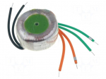 Transformer: toroidal | 10VA | 230VAC | 12V | 12V | 0.41A | 0.41A | 0.2kg