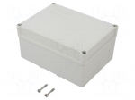 Enclosure: multipurpose | X: 150mm | Y: 70mm | Z: 110mm | ABS | grey | IP66