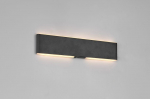 Trio Conchita LED sienas lampa 32 cm matt black rechargeable 257619132 4017807655643