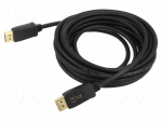 Cable | DisplayPort plug,both sides | PVC | DisplayPort 1.4 | 5m
