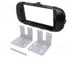Radio mounting frame | Kia | 2 DIN | black gloss