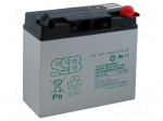 Re-battery: acid-lead | 12V | 18Ah | AGM | maintenance-free