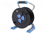 Cable reel | CEE 7/3 (F) socket,USB A socket | Sockets no: 3 | 16A
