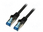 Patch cord | S/FTP | Cat 6a | RJ45 plug,both sides | stranded | Cu | 1m