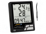 Thermo-hygrometer | -20&divide;60&deg;C | 20&divide;99%RH | Accur: &plusmn;1&deg;C | 0.1&deg;C | 1%RH