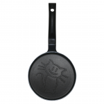 Kokkamis- ja lauan&otilde;ud | K&ouml;&ouml;gitarbed // Pannid // Patelnia do naleśnik&oacute;w, wz&oacute;r kotek, aluminiowa, nieprzywierająca powłoka, czarna, śr.18 cm, klausberg, kb-7973