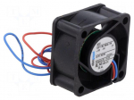 Fan: DC | axial | 40x40x10mm | 8m3/h | 22.1dBA | slide bearing | 5400rpm