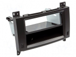 Radio frame | Mercedes | 2 DIN | black