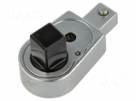 Wrench tip | rattle | 1/2" | 9x12mm | with switch | Teeth: 30 | max.100Nm