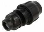 Splice terminal: clamping | &Oslash;out: 40mm | &Oslash;in: 25mm | for PE pipes