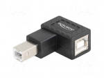 Adapter | USB 2.0 | USB B socket,USB B plug 90&deg; left/right