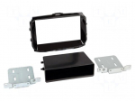 Radio frame | Alfa Romeo | 2 DIN | black gloss