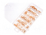 O-ring set | copper | inch | Pcs: 110