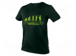 T-shirt | Size: L | dark green | 180g/m2