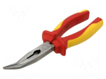 Pliers: insulated | insulated,curved,universal | 200mm